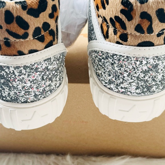Vintage Havana Always Glitter Leopard High Top Sneakers - Picture 5 of 7
